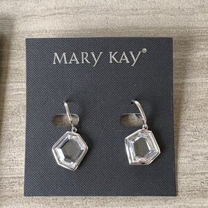 Mary Kay Geometric Silver Earrings